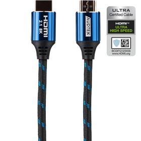 Audtek Premium Certified Ultra HD HDMI 2.1 Cable 8K@60Hz HDR 48 Gbps
