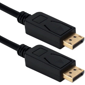 QVS 8K DisplayPort 1.4 Cable with Latches
