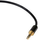 Audtek 3.5mm Stereo Male to Male Slim Shell Audio Cable 6 ft.