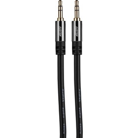 Audtek 35SMC-12 Premium Slim 3.5mm Stereo Male to Male Dual Shielded Audio Cable 24 AWG BC 12 ft.