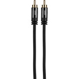 Audtek SMC3 Premium Single RCA Audio Video Subwoofer Cable with Metal Shell 3 ft.