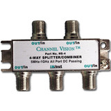 Channel Vision HS-4 4-Way Splitter/Combiner
