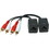 Parts Express RCA Audio Set L/R Stereo Extender Over Ethernet Cable (up to 250 ft.)