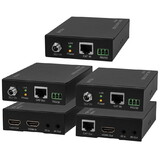 184-512 HDMI 2.0 4K 60 Hz Extender Over Cat6 Cable 200 ft. Bidirectional IR Control Two Receivers Kit