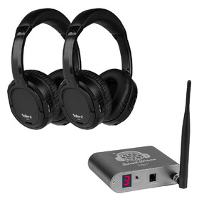Talent Sound & Lighting Talent Noir Assisted Listening System 2 Pack with 1 Transmitter