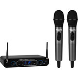 Talent TWUH2 Wireless UHF Dual Handheld Microphone System