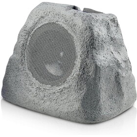 Gemini Solar Powered LED Rock Speaker w/ Bluetooth