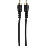 Parts Express Single RCA Audio Video Subwoofer Double Shielded Cable 6 ft.
