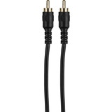Parts Express Single RCA Audio Video Subwoofer Double Shielded Cable 12 ft.