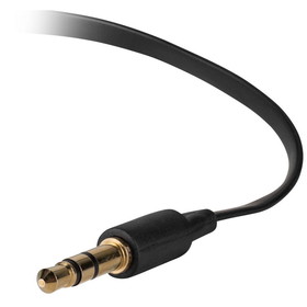Parts Express Gold 3.5mm Male to Male Flat Audio Cable