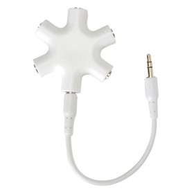 Parts Express Starfire 3.5mm Headphone Splitter Hub 5-Out with Input Cable
