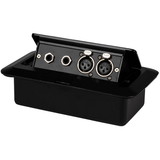 Parts Express Pop Up Stage Box with Two XLR Female and Two 1/4