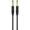 Talent GCB01 Guitar / Instrument Cable 1/4" Male to Male 1 ft.
