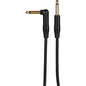 Talent GCRB03 Guitar / Instrument Cable 1/4" Male to 1/4" Right Angle Male 3 ft.