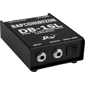 Rapco/Horizon DB-1SL 1/4" Hi-Z to XLR Lo-Z Impedance Converter Direct Box