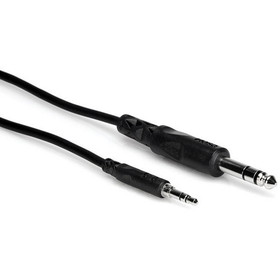 Hosa CMS-110 3.5mm TRS to 1/4" TRS Stereo Interconnect 10 ft.