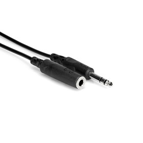 Hosa HPE-325 1/4" TRS to 1/4" TRS Headphone Extension Cable 25 ft.