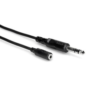 Hosa MHE-310 3.5mm TRS to 1/4" TRS Headphone Adapter Cable 10 ft.