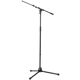 K&M 210/9 Tripod Base Microphone Boom Stand - Black
