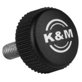 K&M Replacement Parts 01.82.838.55 M6 x 22 Knurled Knob Bolt for K&M AKG Mic Stands