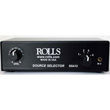 Rolls SS412 4-Channel Passive Stereo Audio Source Selector