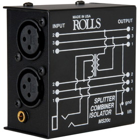 Rolls MS20c Microphone Splitter / Combiner / Isolator