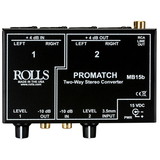 Rolls MB15b ProMatch Balanced/Unbalanced Converter 3.5mm/RCA/XLR