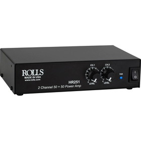 Rolls HR251 50 + 50 Watt XLR Power Amplifier