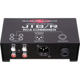 Galaxy Audio JIB/R RCA Combiner - 2 RCA Input / XLR & 1/4