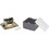 Parts Express Floor Box with Dual XLR &amp; 1/4" Brass 5" x 5"