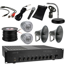 Parts Express Small Outdoor Paging / Announcement PA Sound System