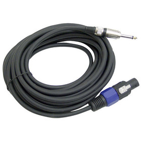Pyle PPSJ50 12 AWG Speakon Type to 1/4" Speaker Cable 50 ft.
