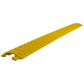 Pyle PCBLCO19 Cable Ramp Protective Cord Cover Hi-Vis Yellow 39.8" L