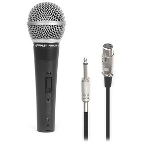 Pyle PDMIC59 Professional Handheld Unidirectional Dynamic Microphone with Switch & 15 ft. Cable