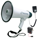 Pyle PMP45R Megaphone Bullhorn PA Speaker with Built-in Rechargeable Battery Handheld Mic 40W Max