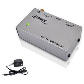 Pyle PP444 Ultra-Low Noise Compact Turntable Phono Preamp