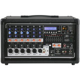 Peavey PVi 6500 6 Channel 400W Powered Mixer with FX, Bluetooth & SD/USB MP3 Player