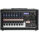 Peavey PVi 8500 8 Channel 400W Powered Mixer with FX, Bluetooth & SD/USB MP3 Player