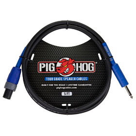 Pig Hog Tour Grade Speaker Cable 14 AWG speakON to 1/4"