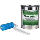 Acry-Tech DuraTex White 1 Quart Roller Grade Cabinet Texture Coating Kit with Textured 3