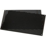 Parts Express Black Perforated Large Hole Crossover Board Pair 5