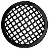 Parts Express Waffle Style Black Steel Speaker Grill with Rubber Edge