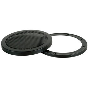 Parts Express Steel Mesh 2-Piece Grill for 8" Speaker Black
