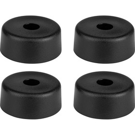 Parts Express 4-Pack Rubber Cabinet Feet 1.57" Dia. x 0.61" H
