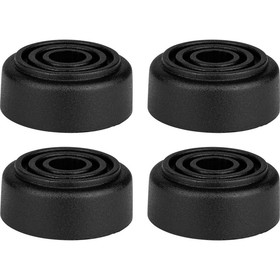 Parts Express 4-Pack Rubber Cabinet Feet 1.5" Dia. x 0.625" H