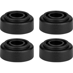 Parts Express 4-Pack Rubber Cabinet Feet 1.125" Dia. x 0.5" H