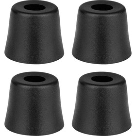 Parts Express 4-Pack Rubber Cabinet Feet 1" Dia. x 0.85" H