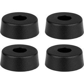 Parts Express 4-Pack Rubber Cabinet Feet 1.28" Dia. x 0.5" H
