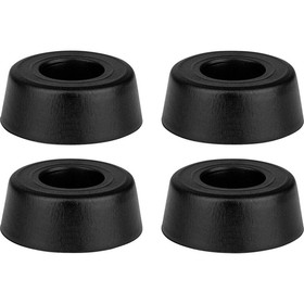 Parts Express 4-Pack Rubber Cabinet Feet 0.88" Dia. x 0.31" H