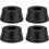 Parts Express 4-Pack Rubber Cabinet Feet 1.7" Dia. x 0.75" H